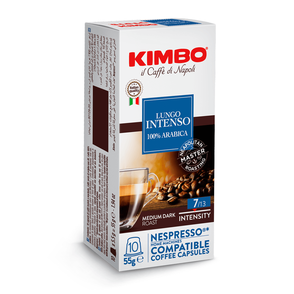 Lungo Intenso 100% Arábica Nespresso Compatible Kimbo